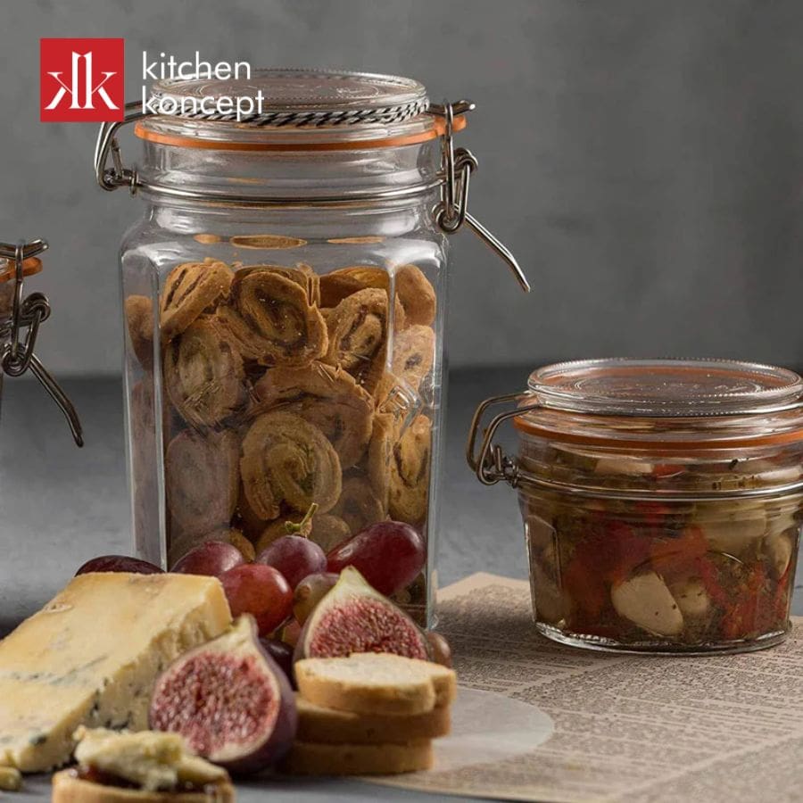 Hũ thủy tinh vát cạnh Kilner chính hãng