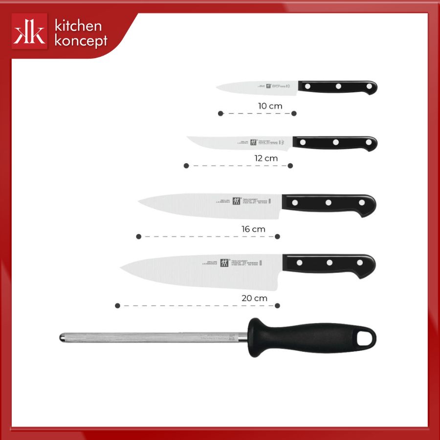 Lưu ý vệ sinh và sử dụng hộp dao Twin Gourmet 6 món