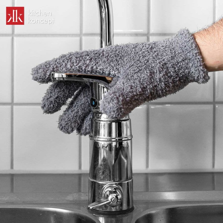 Lưu ý vệ sinh và sử dụng Bộ găng tay lau đồ dùng High Five 2 cái