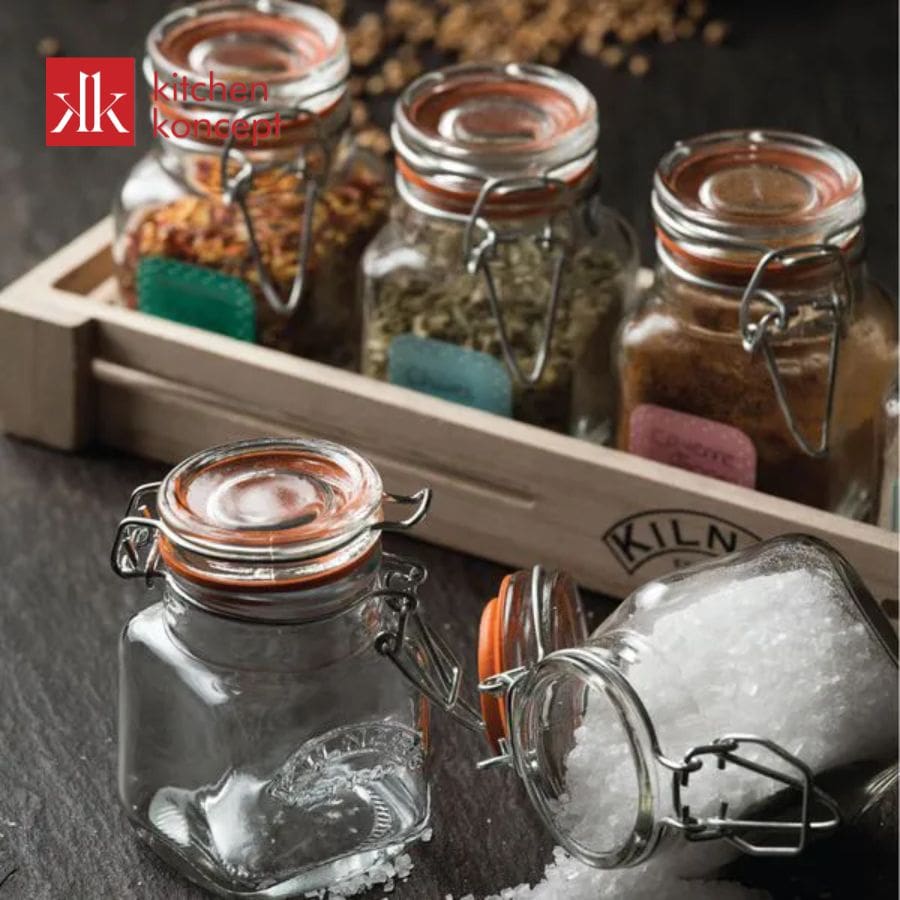 Lưu ý vệ sinh và sử dụng Bộ hũ đựng gia vị Kilner 70ml