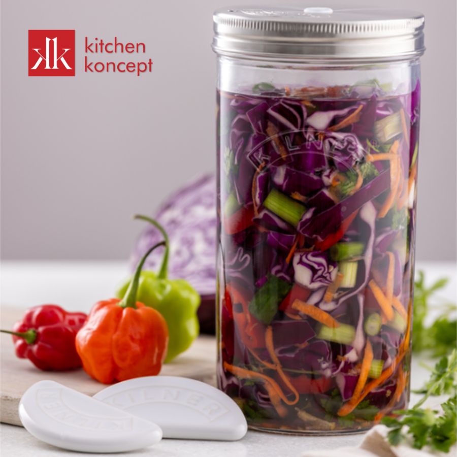 Lưu ý vệ sinh và sử dụng Bộ hũ ướp thực phẩm Kilner 1L (5 món)