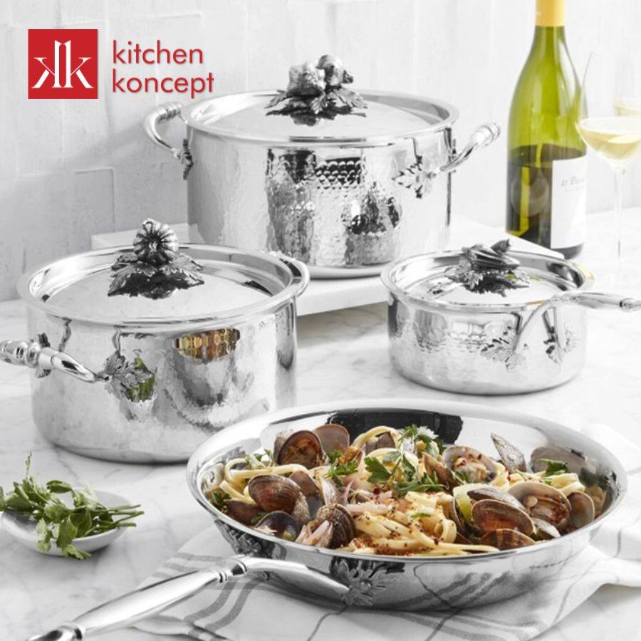 Lưu ý vệ sinh và sử dụng Bộ nồi inox RUFFONI Opus Prima - 7 món