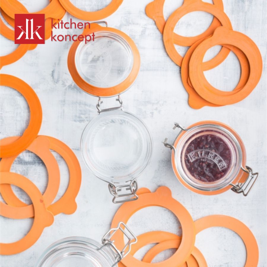 Lưu ý vệ sinh và sử dụng Bộ vòng đệm hũ thủy tinh Kilner 6 cái