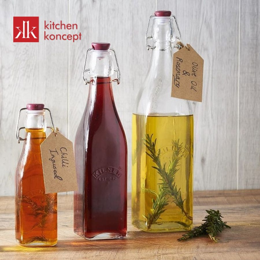 Lưu ý vệ sinh và sử dụng Chai thủy tinh vuông Kilner