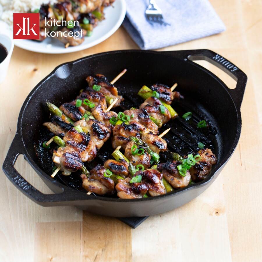 Chảo gang nướng Lodge hai quai