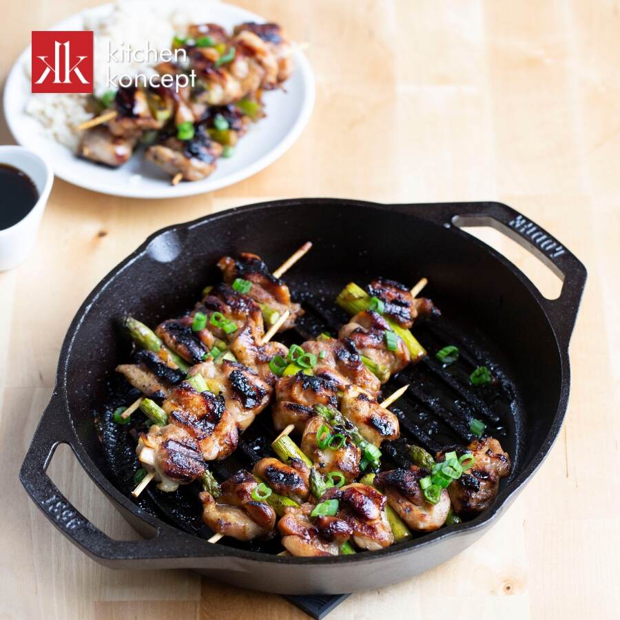 Chảo gang nướng Lodge hai quai