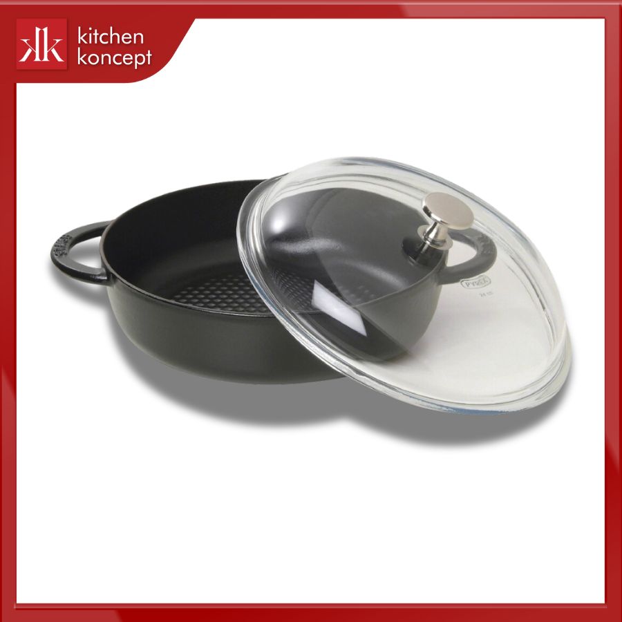 nồi gang Hexagon Staub màu đen