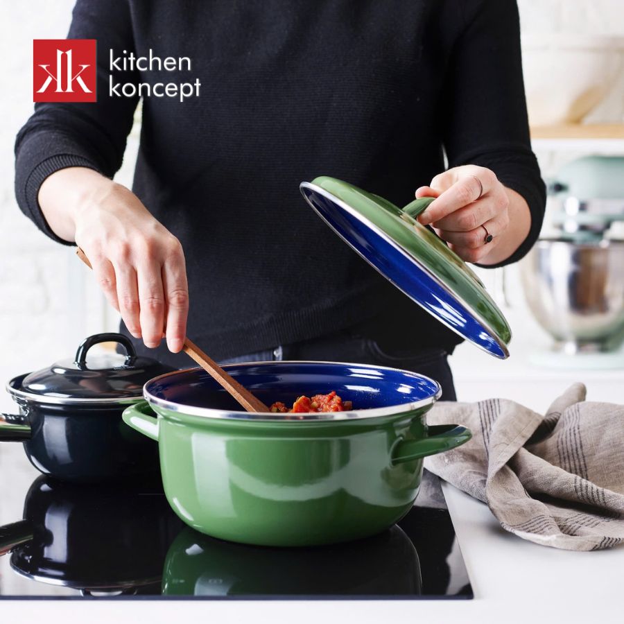 Lưu ý vệ sinh và sử dụng Nồi tráng men BK Indigo 20cm