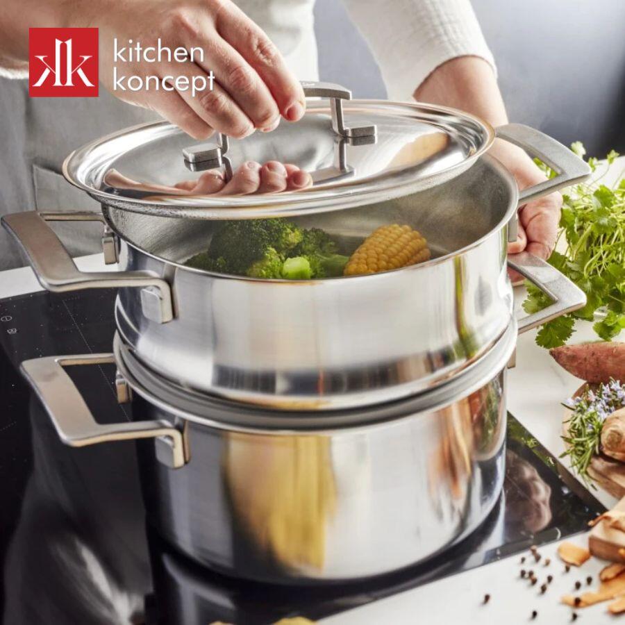 Lưu ý vệ sinh và sử dụng Xửng hấp Demeyere Industry 5 - 5.2L/24cm