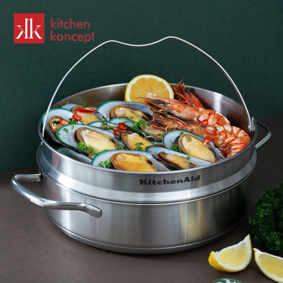Lưu ý vệ sinh và sử dụng Xửng hấp KitchenAid 26cm