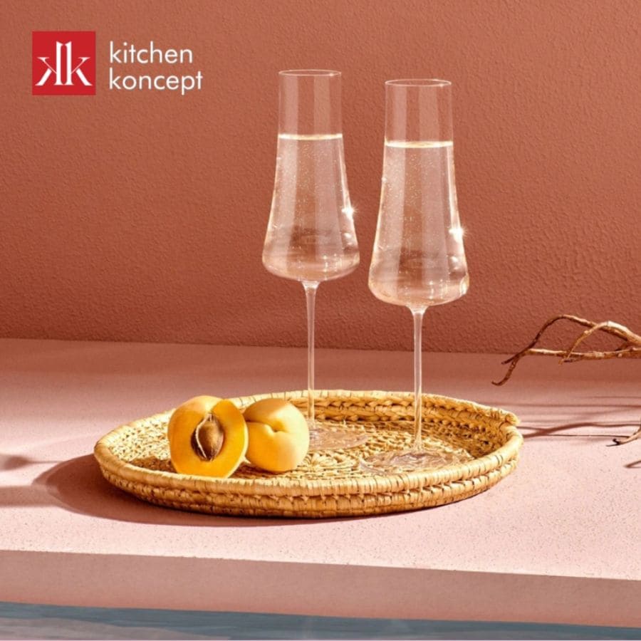Ly uống rượu Champagne chính hãng
