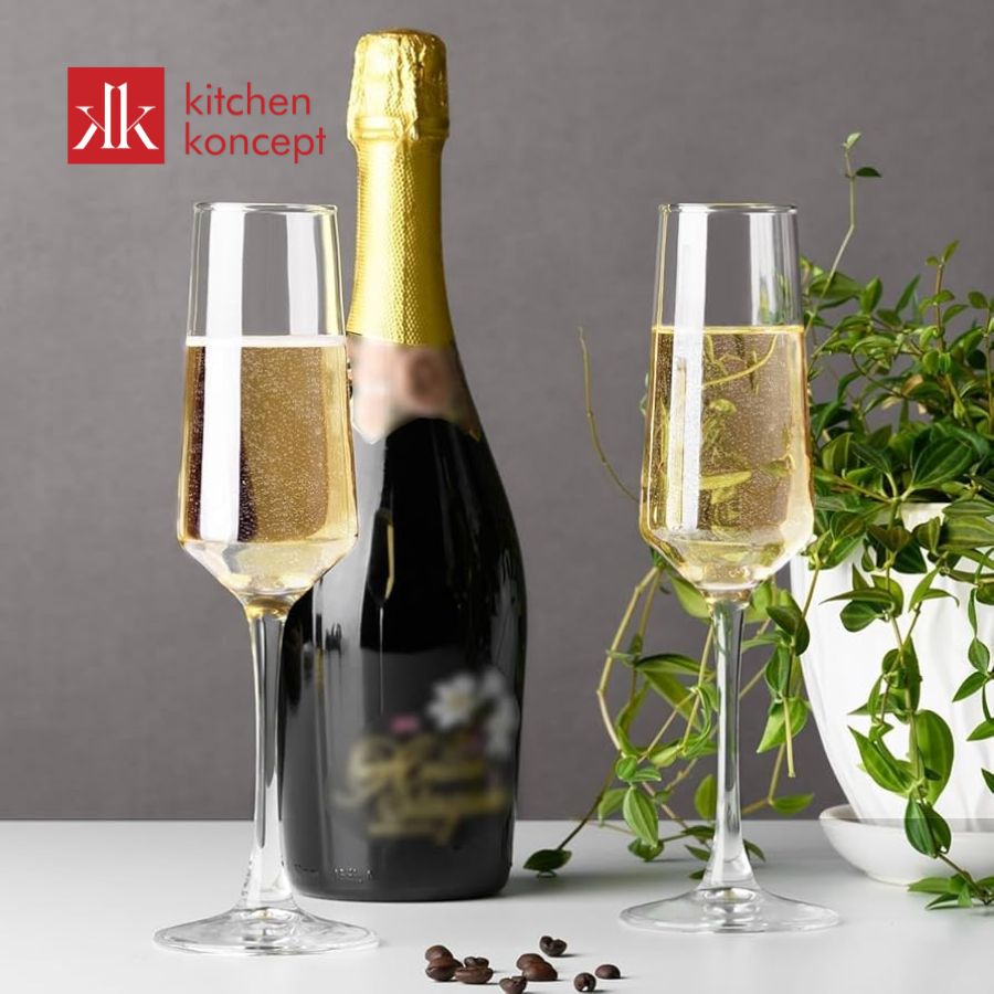 Ly rượu vang sủi tăm - Champagne Flute nổi tiếng thế giới