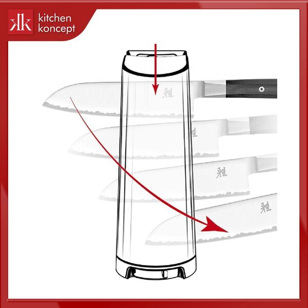 Thực hiện cách mài dao bằng dụng cụ mài dao V-Edge