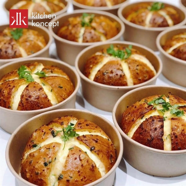 Món bánh mì bơ tỏi phô mai