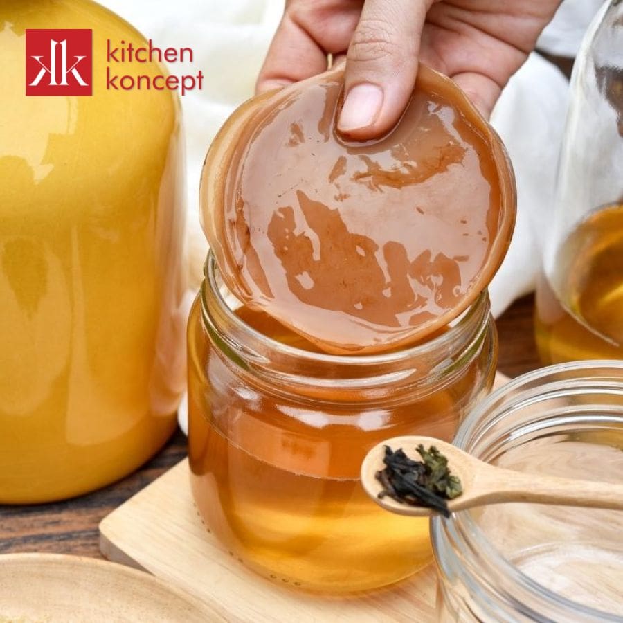Nguyên liệu cần chuẩn bị để làm scoby tại nhà