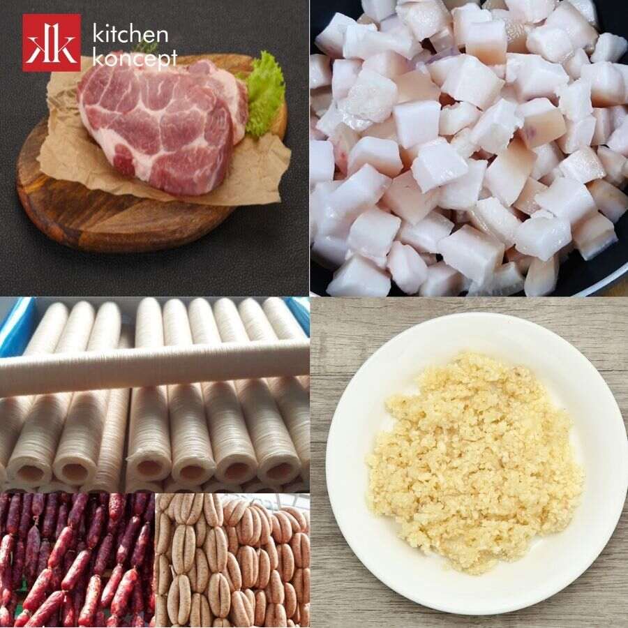 Nguyên liệu làm lạp xưởng