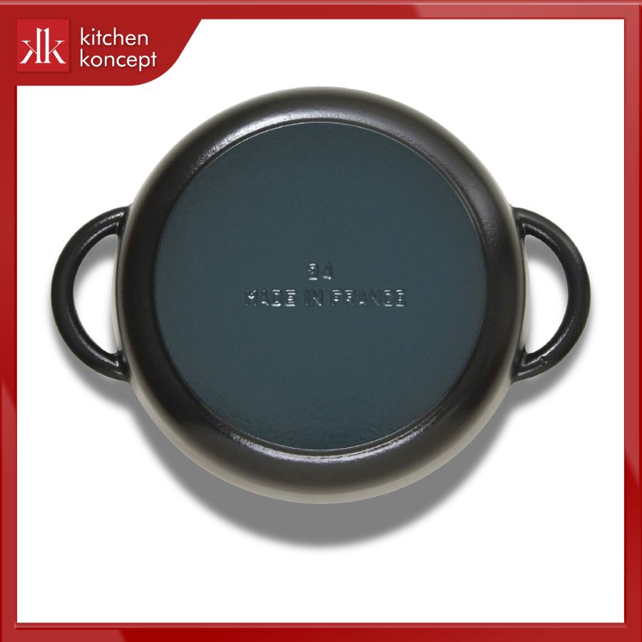 Nồi gang Hexagon Staub màu đen 24cm - 2.4L chính hãng