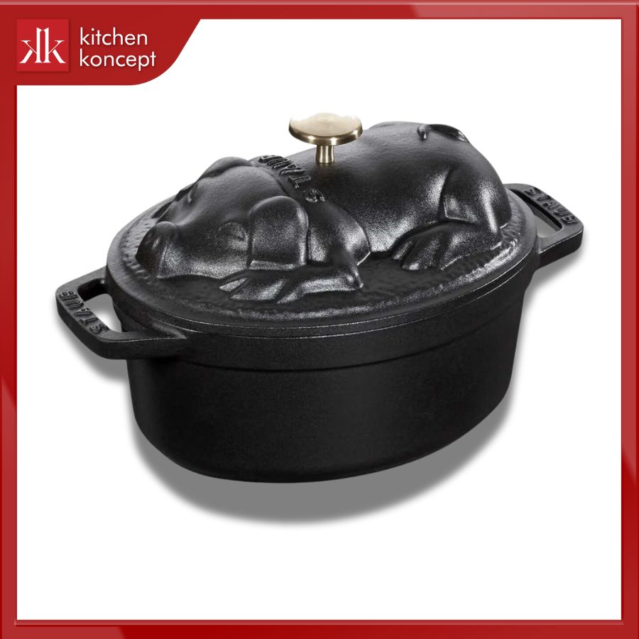 Nồi gang StaubCochon - 17cm - 1L chính hãng