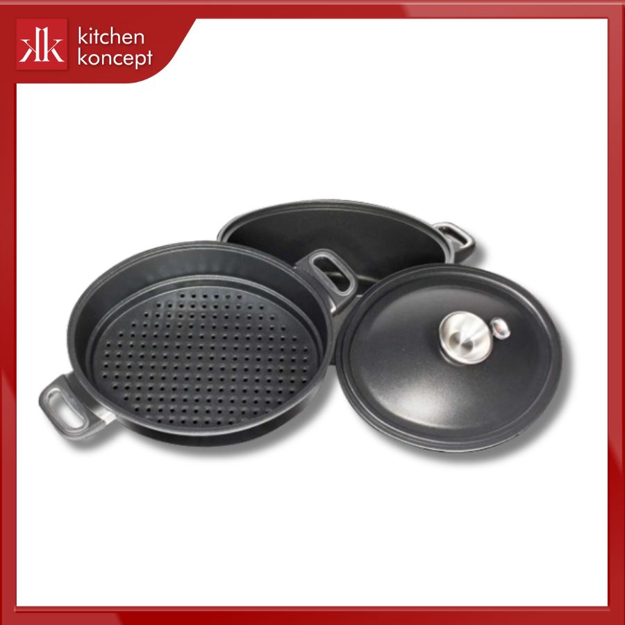 Nồi hấp khô AMT 33x26cm chính hãng