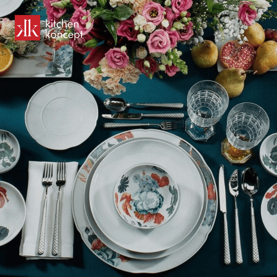 Phối cùng bộ Duality giúp set bàn ăn đồng bộ