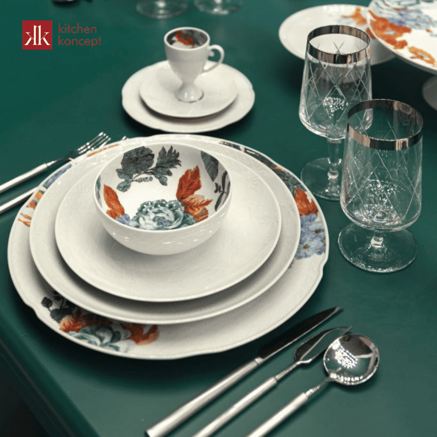 Phối cùng bộ Duality giúp set bàn ăn đồng bộ