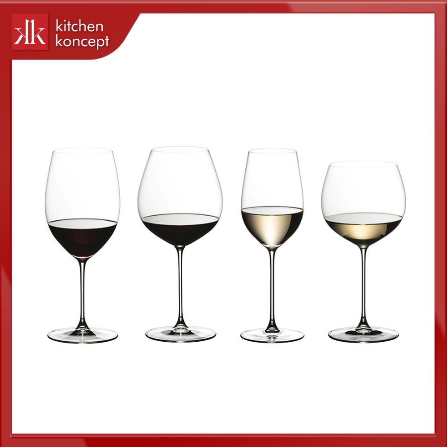 Bộ 4 ly rượu Riedel Veritas Tasting Set chính hãng