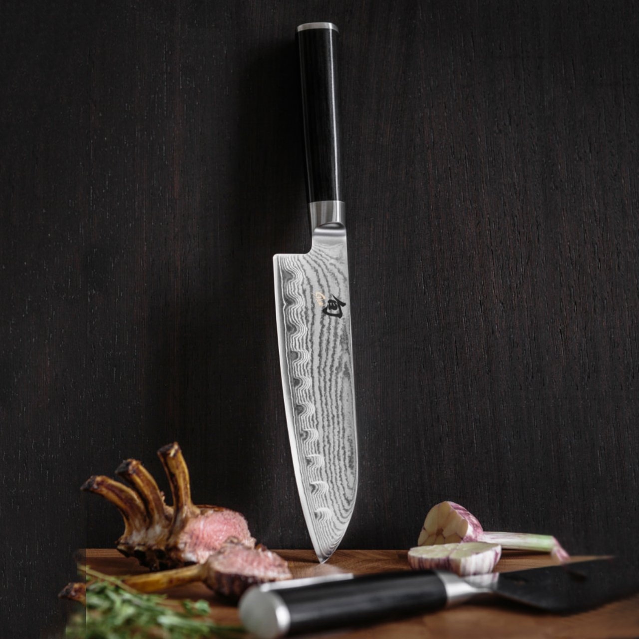 Shun Classic Dao Santoku Hollow