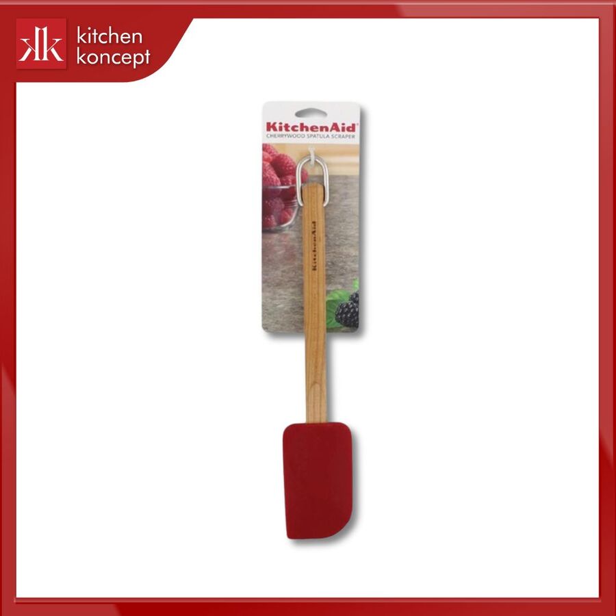 Spatula Gỗ Cherry Đầu Silicon chính hãng KitchenAid