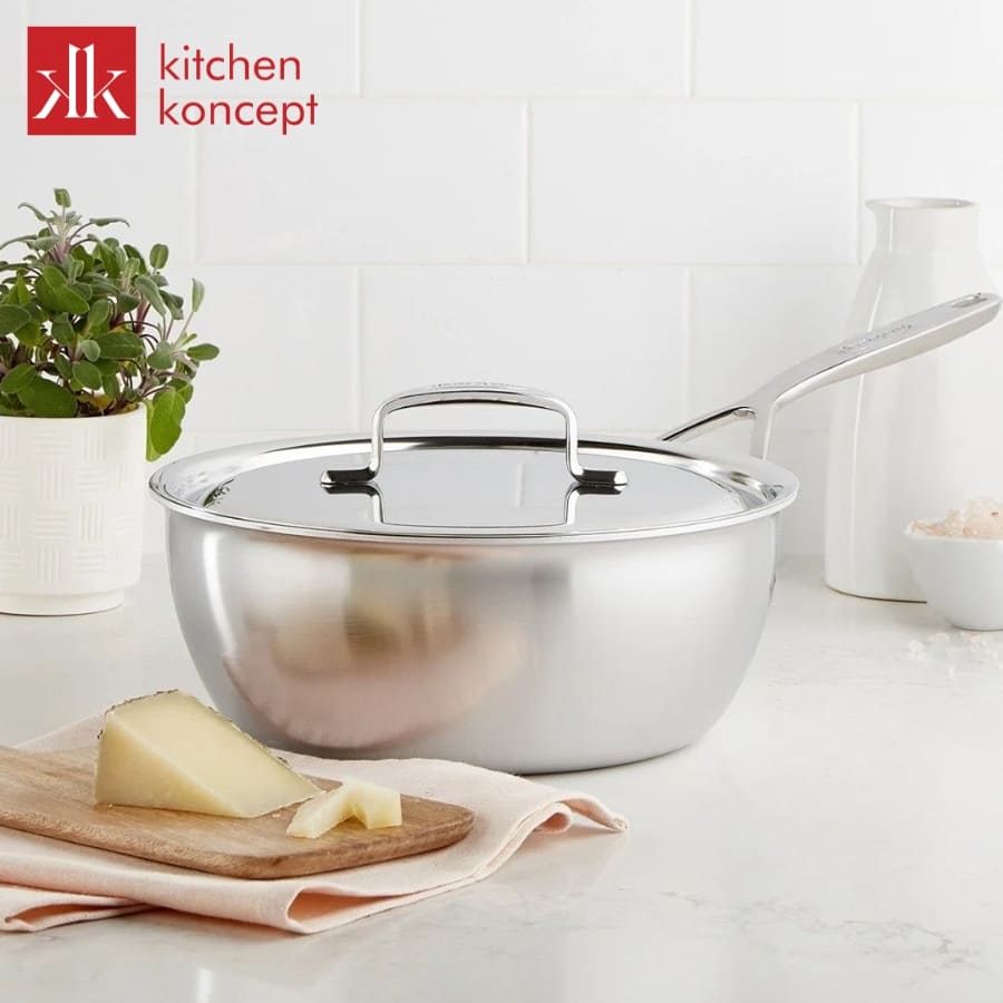 Quánh inox có thiết kế nhỏ gọn
