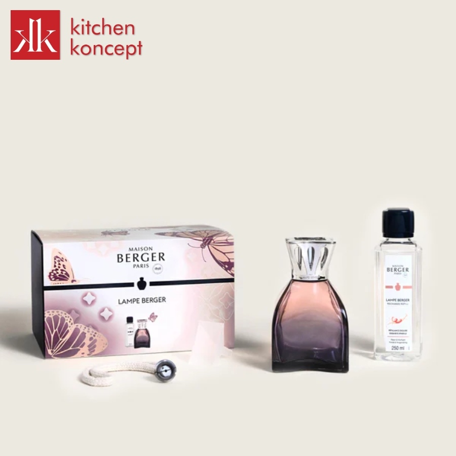 Bộ đèn xông tinh dầu Lilly Pink