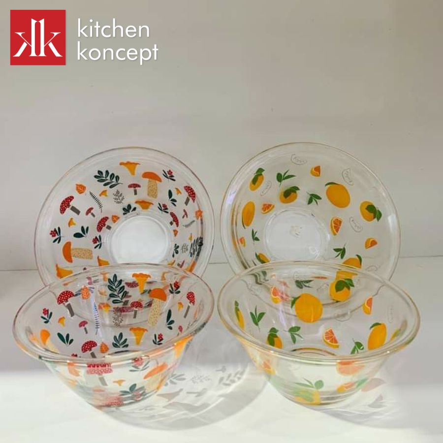 Tô thủy tinh có hoa văn