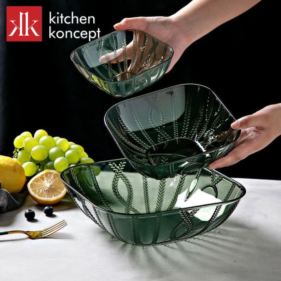 Tô thủy tinh nhiều màu