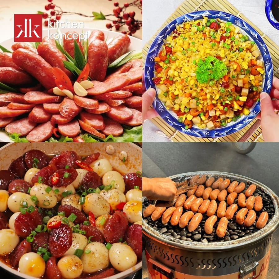 Tổng hợp các món ngon ăn kèm lạp xưởng