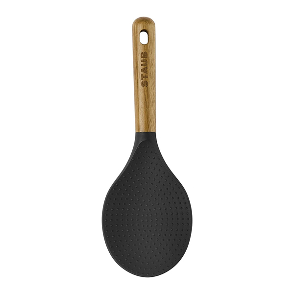 Staub - Muỗng múc cơm silicon màu đen - 22cm