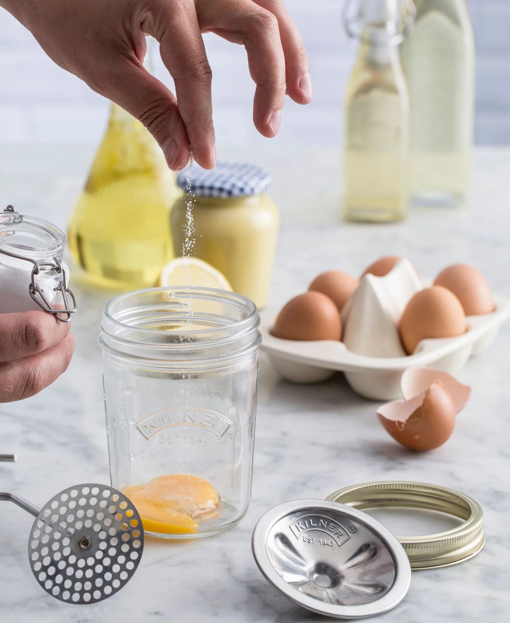 Kilner - Bộ hũ thủy tinh làm sốt - 6 món