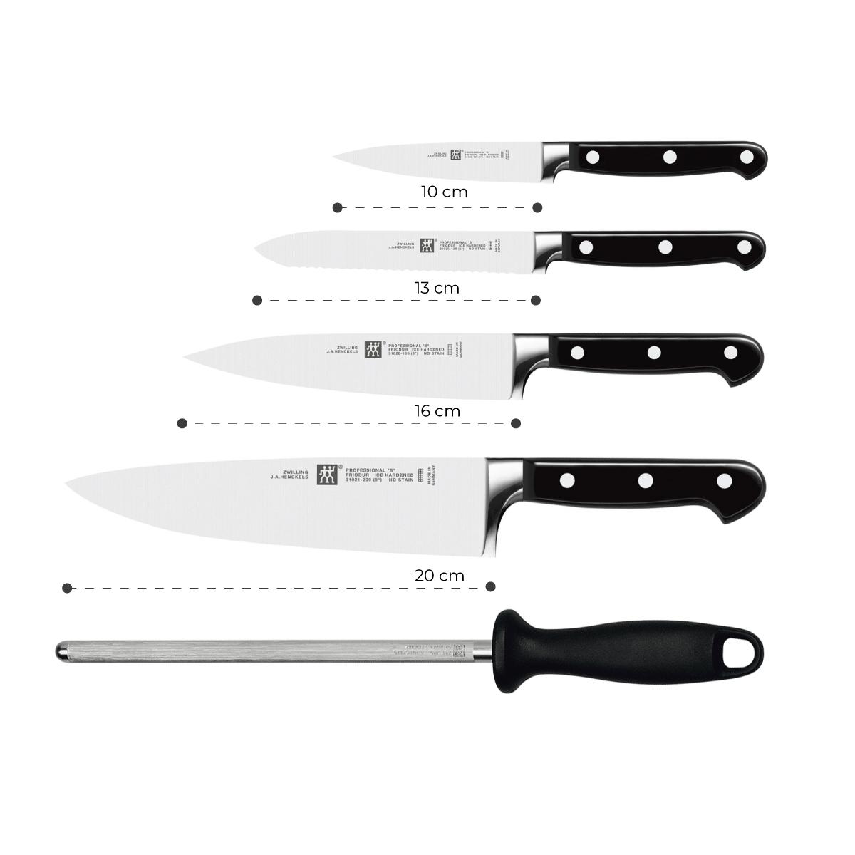 Hộp bộ dao Zwilling Professional S - 6 món