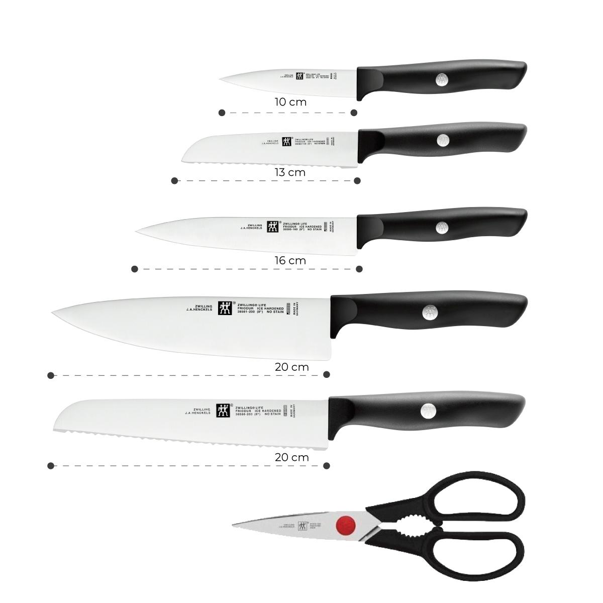 Hộp dao ZWILLING Life 2019 - 7 món