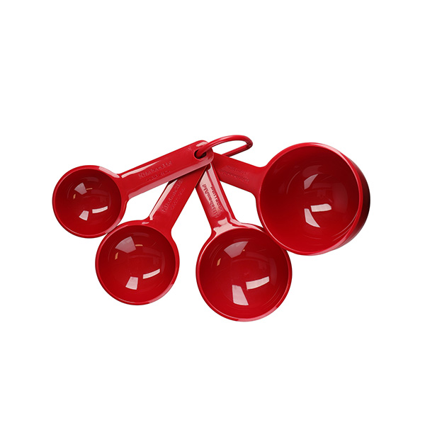 Bộ ly đong định lượng màu đỏ - 4 cái KitchenAid