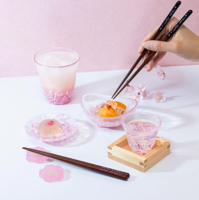 Aderia - Sakura Sakura - Chén oval có chân đứng - 11.5cm