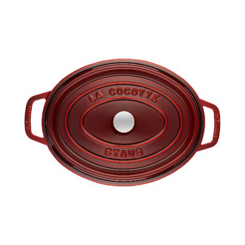 Staub - Nồi oval màu đỏ lựu