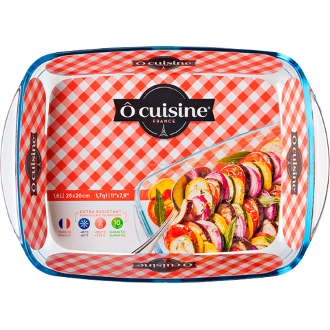 Ocuisine - Khay bánh hình chữ nhật - 28x20x5cm