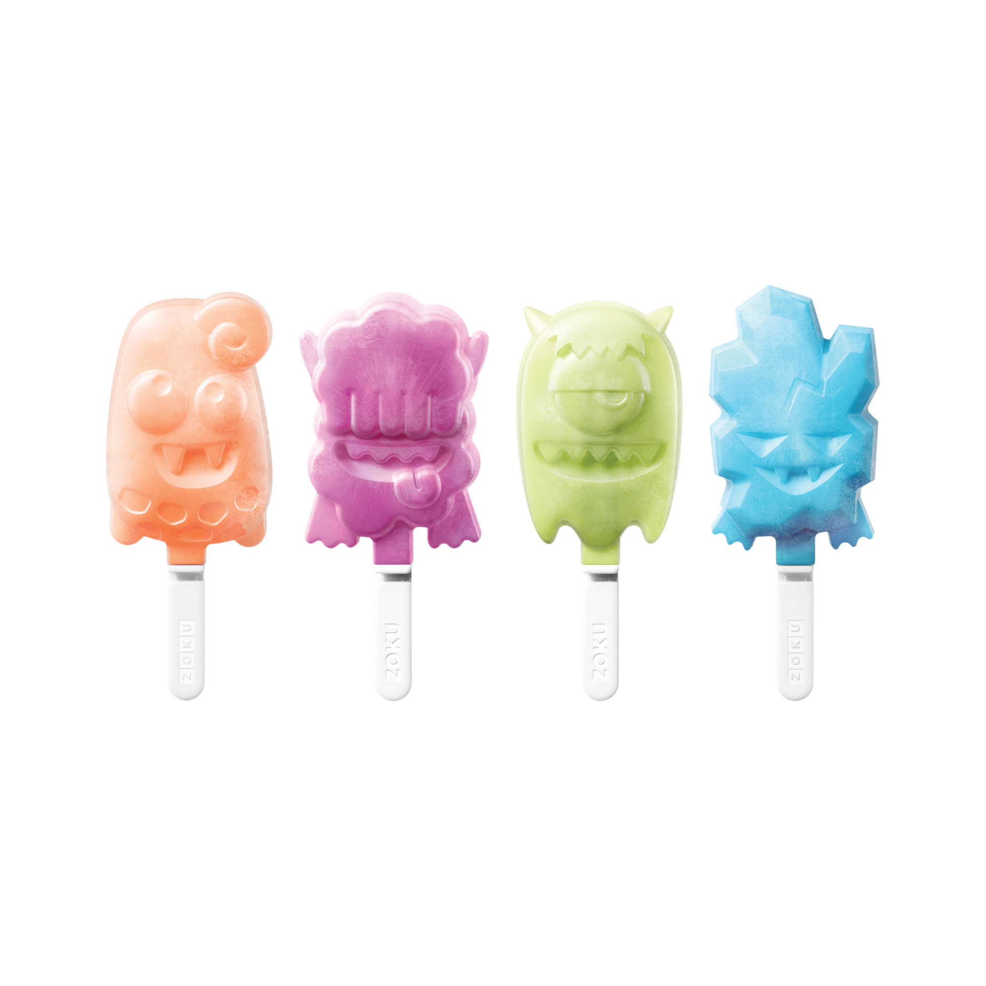 Zoku - Bộ khuôn kem hình quái vật - 4 khuôn