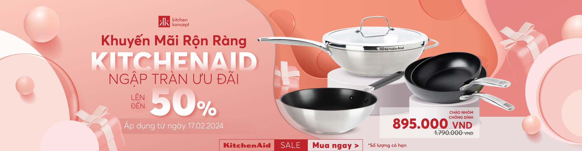 Chương Trình Khuyến Mãi KITCHENAID