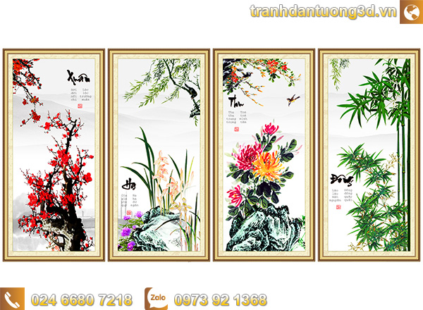 Bức Tranh Tứ Bình - TTQ15