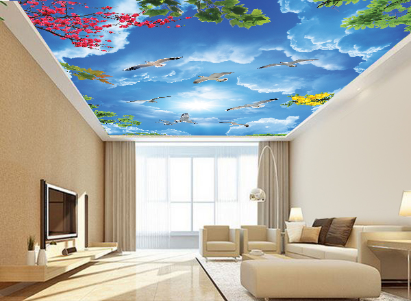 Tranh 3d trần nhà - MS127