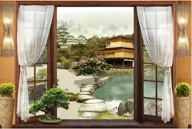 Tranh bích hoạ phong cảnh Châu Âu TBH142