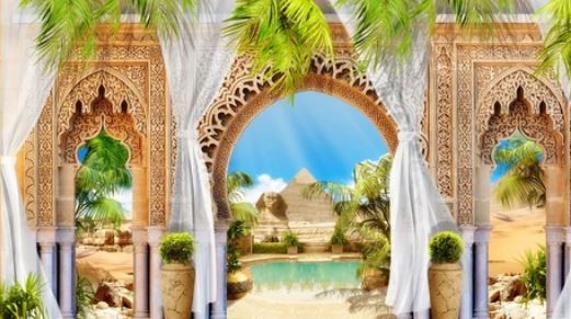 Tranh bích hoạ phong cảnh Châu Âu TBH51