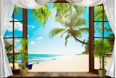 Tranh bích hoạ phong cảnh Châu Âu TBH52