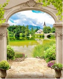 Tranh bích hoạ phong cảnh Châu Âu TBH57