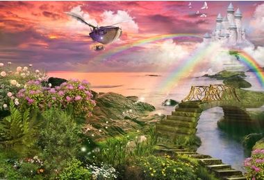 Tranh bích hoạ phong cảnh Châu Âu TBH58